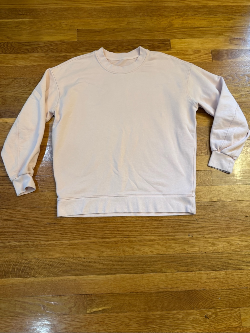 Lululemon Perfectly Oversized Crew Pullover Sweatshirt Light Pink - Size Est 4/6